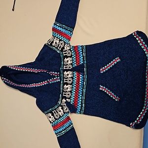 Multi colored hoodie